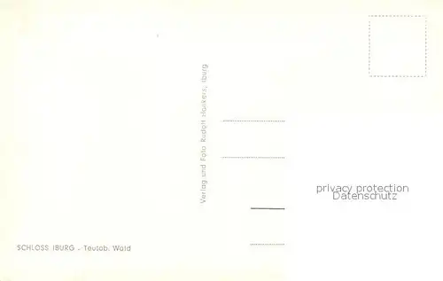AK / Ansichtskarte Iburg_Teutoburger_Wald Schloss Iburg_Teutoburger_Wald