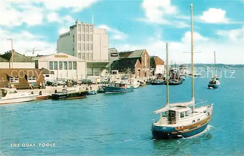 AK / Ansichtskarte Poole_Dorset Ufer Hafen Poole_Dorset