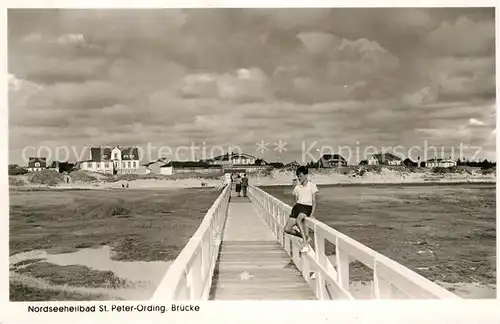 AK / Ansichtskarte St_Peter Ording Bruecke St_Peter Ording