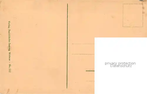 AK / Ansichtskarte Weimar_Thueringen Haus der Frau von Stein Weimar Thueringen