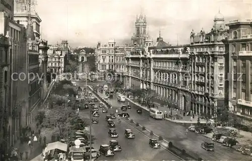 AK / Ansichtskarte Madrid_Spain Calle de Alcala Madrid Spain