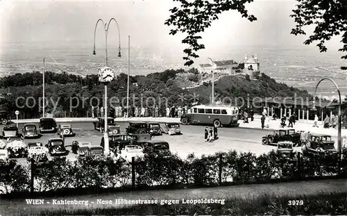 AK / Ansichtskarte Kahlenberg_Wien Neue Hoehenstrasse Leopoldsberg Kahlenberg_Wien