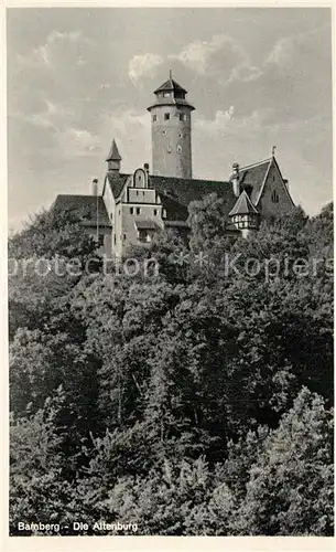 AK / Ansichtskarte Bamberg Altenburg Bamberg