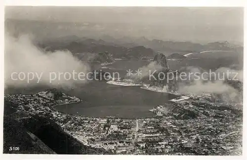 AK / Ansichtskarte Rio_de_Janeiro Blick vom Corcovado Rio_de_Janeiro