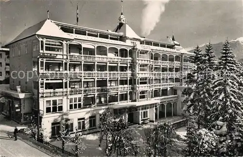 AK / Ansichtskarte Davos_Platz_GR Hotel Schweizerhof Davos_Platz_GR