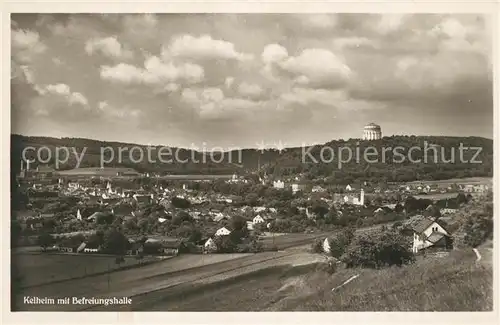 AK / Ansichtskarte Kelheim Panorama Befreiungshalle Kelheim