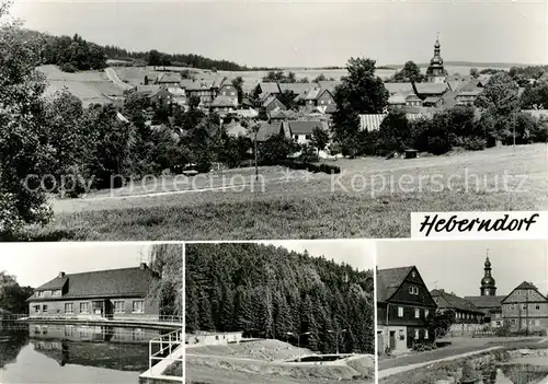 AK / Ansichtskarte Heberndorf Panorama Betriebsferienheim Teilansicht Heberndorf