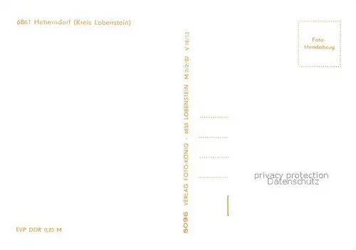 AK / Ansichtskarte Heberndorf Panorama Betriebsferienheim Teilansicht Heberndorf