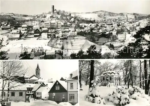 AK / Ansichtskarte Lobenstein_Bad Winterpanorama Teilansichten Lobenstein_Bad