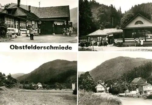 AK / Ansichtskarte Obstfelderschmiede Bahnhof Teilansichten mit Steinberg Obstfelderschmiede