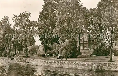 AK / Ansichtskarte Waren_Mueritz Kurpromenade Waren Mueritz