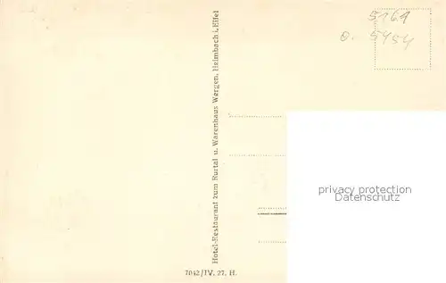 AK / Ansichtskarte Heimbach_Eifel Panorama Luftkurort Wallfahrtsort mit Burgruine Gedicht Heimbach Eifel