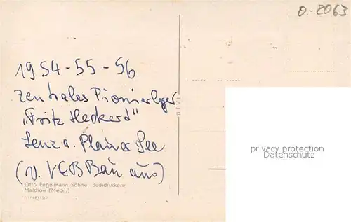 AK / Ansichtskarte Lenz_Malchow Panorama Blick auf Plauer See von Lenzer Hoeh aus Lenz Malchow