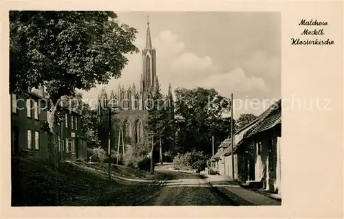 AK / Ansichtskarte Malchow Klosterkirche Malchow