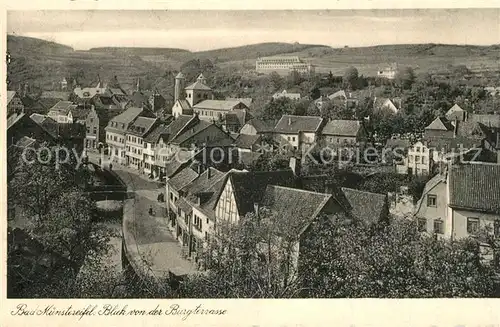 AK / Ansichtskarte Bad_Muenstereifel Panorama Blick von der Burgterrasse Bad_Muenstereifel