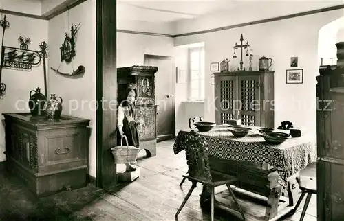 AK / Ansichtskarte Ziegenhain_Westerwald Heimatmuseum Innenraum Ziegenhain_Westerwald