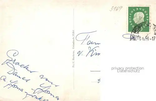 AK / Ansichtskarte Heimbach_Eifel Panorama Blick vom Stufenberg Heimbach Eifel