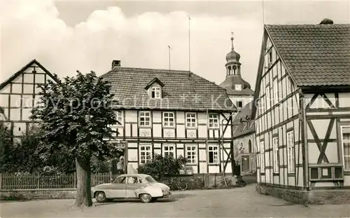 AK / Ansichtskarte Rottleberode Fachwerk Gemeindeverwaltung Rottleberode