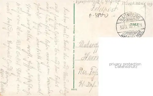 AK / Ansichtskarte Naumburg_Saale  Naumburg_Saale