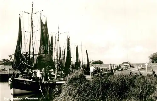 AK / Ansichtskarte Wremen Hafen  Wremen