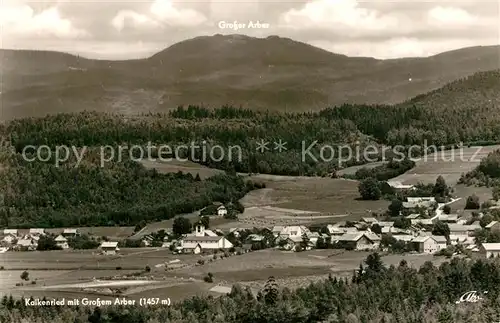 AK / Ansichtskarte Kaikenried mit Grossem Arber Fliegeraufnahme Kaikenried