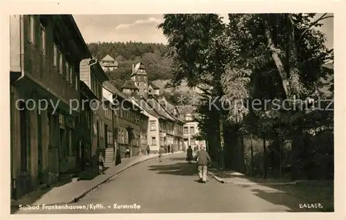 AK / Ansichtskarte Bad_Frankenhausen Kurstrasse Bad_Frankenhausen