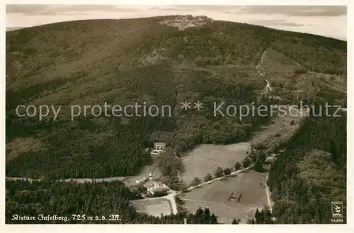 AK / Ansichtskarte Brotterode Hotel Grenzwiese Haus am Reitstein Fliegeraufnahme Brotterode
