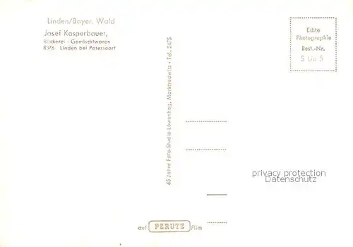AK / Ansichtskarte Linden_Bad_Heilbrunn Wohnh?user B?ckerei Josef Kasperbauer Linden_Bad_Heilbrunn