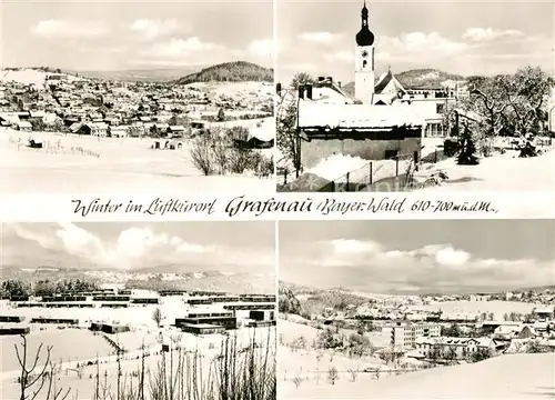 AK / Ansichtskarte Grafenau_Niederbayern im Winter Grafenau Niederbayern