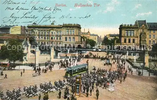 AK / Ansichtskarte Berlin Hochbahn am Halleschen Tor Berlin