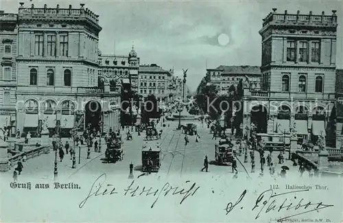 AK / Ansichtskarte Berlin Hochbahn am Halleschen Tor Berlin