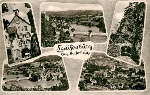 AK / Ansichtskarte Laufenburg_AG Stadttor Panorama Altstadt Stadtblick Laufenburg AG