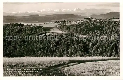 AK / Ansichtskarte Goerwihl Blick von der Kaisermatte Goerwihl