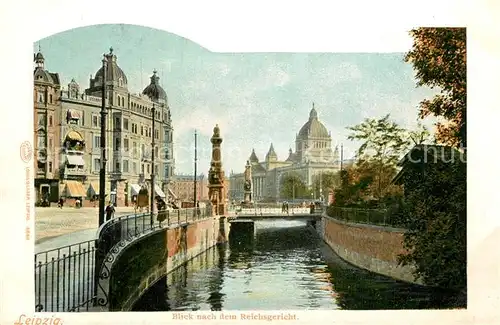 AK / Ansichtskarte Leipzig Blick zum Reichsgericht Leipzig