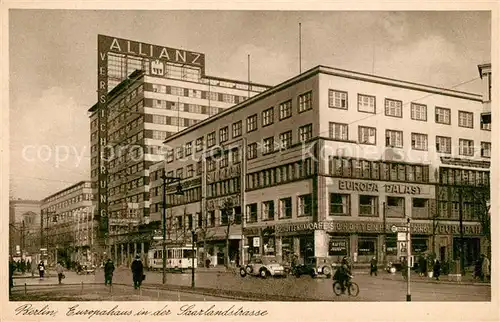 AK / Ansichtskarte Berlin Europahaus in der Saarlandstrasse Berlin