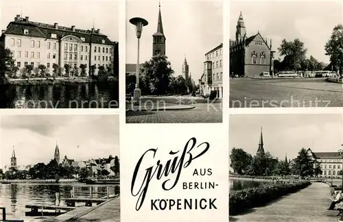 AK / Ansichtskarte Koepenick Schloss Kirche Park Anlagen Koepenick