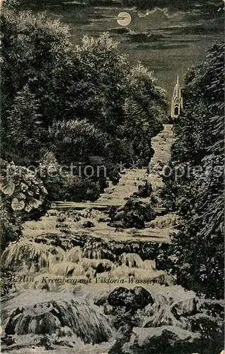 AK / Ansichtskarte Kreuzberg_Berlin Viktoria Wasserfall Kreuzberg Berlin