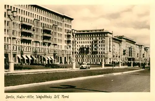 AK / Ansichtskarte Berlin Stalin Allee Wohnblocks D E Nord Berlin