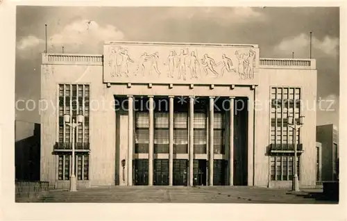 AK / Ansichtskarte Berlin Stalinalle Deutsche Sporthalle Berlin