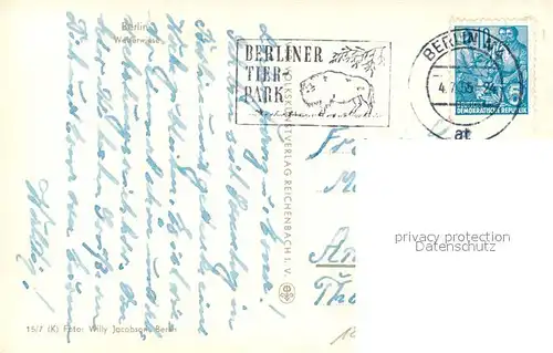 AK / Ansichtskarte Berlin Weberwiese Berlin