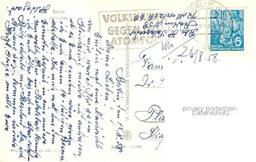 AK / Ansichtskarte Berlin Stalinallee Teilansichten Berlin