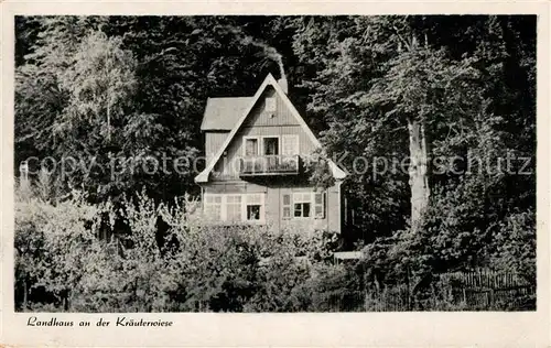 AK / Ansichtskarte Waltershausen_Gotha Landhaus an der Kraeuterwiese Waltershausen Gotha