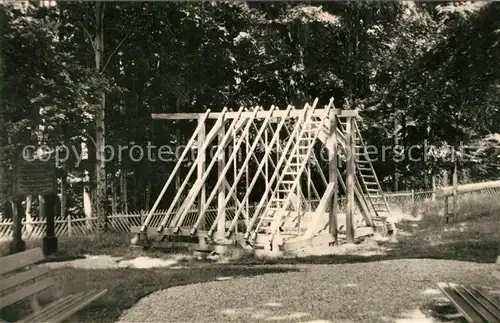 AK / Ansichtskarte Schnepfenthal Roedichen Turnplatz Schnepfenthal Roedichen
