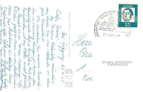 AK / Ansichtskarte Bad_Goegging Kurhotel Roemerbad Kirche Trajansbad  Bad_Goegging