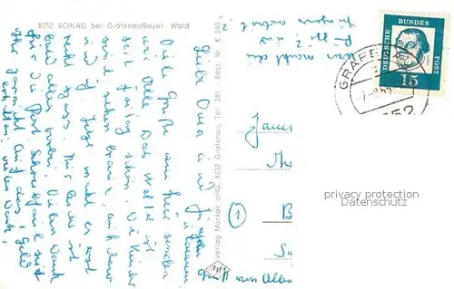 AK / Ansichtskarte Schlag_Grafenau Brudersbrunn Kapelle Panorama Ortsansicht Schlag_Grafenau