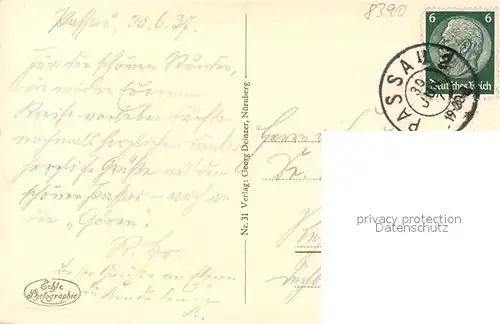 AK / Ansichtskarte Passau Partie an der Donau Passau