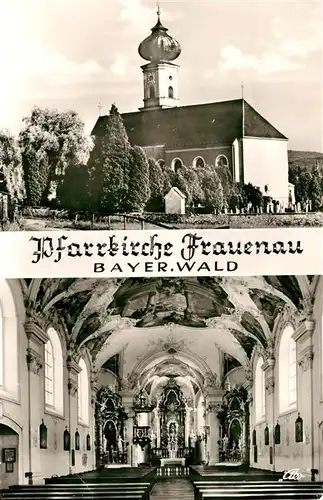 AK / Ansichtskarte Frauenau Pfarrkirche Frauenau Inneres Frauenau