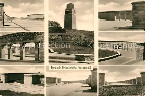 AK / Ansichtskarte Buchenwald_Weimar Nationale Gedenkstaette Details Buchenwald Weimar