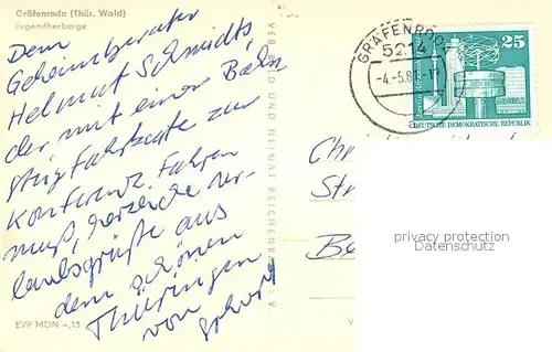 AK / Ansichtskarte Graefenroda Jugendherberge Graefenroda