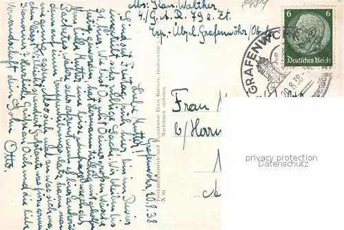 AK / Ansichtskarte Grafenwoehr_Truppenuebungsplatz Blick vom Wasserturm zum Ostlager Grafenwoehr